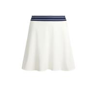 Ausgestellter Stretch-Interlock-Skort XS White