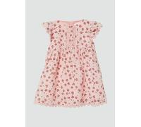 Ausgestelltes Baumwoll-Kleid mit Flügelärmeln und Spitzenbesatz 62 Rosa 2164977.41A4.62