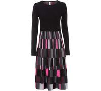 Ausgestelltes Jacquard-Strickkleid 36/38 (S)