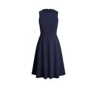 Ausgestelltes Kleid aus Ponté 44 Blue