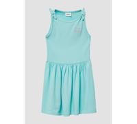 s.Oliver RED LABEL Ausgestelltes Freizeitkleid aus Baumwoll-Mix in Aqua, Größe 128