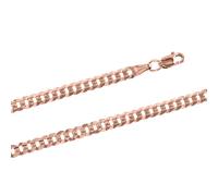 Ausgezeichnete Kette und/oder Armband aus Russischem Rotgold 585, Panzer-Flechtung mit Diamantschliff, Breite ca. 4 mm, Gewicht in 19 cm ca. 4,2 gr., Gewicht in 45 cm ca. 9,2 gr. 45 cm ca. 9,2 gr.