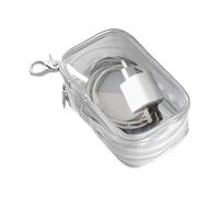 Ausgezeichnete kleine transparente Tasche, 6,5 x 4 x 10,5 cm, transparent, kleine Geldbörse, tragbare Reißverschlusstasche, transparenter Aufbewahrungs-Organizer, multifunktional, staubdicht, für