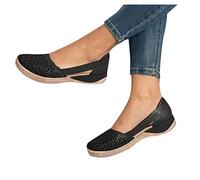 Aushöhlen Sandalen Transparent Damen Orthopädische Sandalen Bequem Elegant Leicht Geschlossen Sommerschuhe Slip-On Sportsandale Freizeitsandale Abendschuhe Retro Strandschuhe