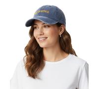 aussagekräftige ZWILLINGSHERZ Classic Base-Cap mit OUT OF OFFICE Schriftzug Baumwoll-Cap justierbare Cappy Schirm-Mütze 4603M K5404-3 Navy-Blau