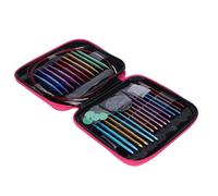 Austauschbares Rundstricknadel-Set, 13 Größen von 2,75 mm bis 10,0 mm, 10,2 cm Länge, Aluminium