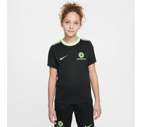 Australien Academy Pro Nike Dri-FIT Kurzarm-Fußballoberteil aus Strickmaterial (ältere Kinder) - Schwarz S FV0095-010