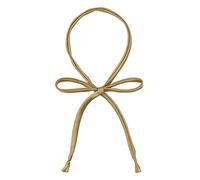 AUSUAYA Damen Satin Lange Fliege, Damen Selbstgebundene Schleife für japanische Uniform JK Cosplay Shirt Dekoration GB-LBK-1, champagnerfarben, One size