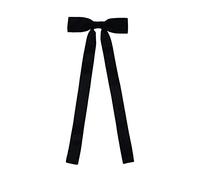 AUSUAYA GB-WT-01 Damen-Fliege, verstellbar, Western-Satin-Krawatte, für T-Shirt, Dekoration, Valentinstagsgeschenk, Schwarz , One size