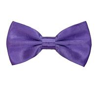 AUSUAYA GBMBT3 Herren-Fliege, vorgebunden, aus Seide, für Teenager, Jungen, klassische Tux-Fliege für Hochzeit, Valentinstag, Party, große Krawatte, violett, Einheitsgröße