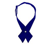 AUSUAYA GBW-B-T2 Fliege, vorgebunden, gekreuzte Krawatte für Schulmädchen, Uniform, Krawatte, Cosplay, T-Shirt oder Valentinstag, königsblau, One size