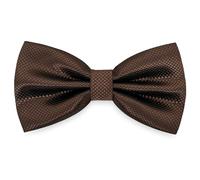 AUSUAYA Pre Tied Plaid Muster Fliege für Männer, Formal Smoking Fliegen für Hochzeit Party Krawatte oder M-M-B2T (Kaffee)