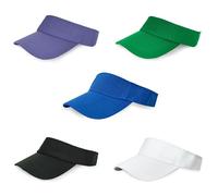 AUSUAYA Sonnenblenden-Hüte für Damen oder Herren, UV-Schutz, Sonnenkappe mit Stirnband für Strand & Pool oder Golf & Tennis GB-T-Y-M8, Z1, 5er-Pack, Blau, Grün, Lavendel, Lila, Schwarz, Weiß