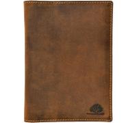 Ausweisetui aus Vintage-Leder, antikbraun.