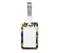 Ausweishalter mit Traktor-Motiv, Hartplastik, Ausweishülle, Schiebeausweis, Kreditkarten, vertikaler Schlüsselkartenhalter, Ausweishülle für Büro, Damen, Herren