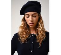AUTHENTIC CASHMERE Kaschmir-Baskenmütze "Liwi" in Dunkelblau - 65% | Damen Muetzen Caps