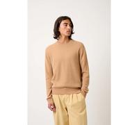 AUTHENTIC CASHMERE Kaschmir-Pullover "Aigliére" in Hellbraun - Größe XXL | Herren Plussize