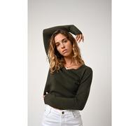 AUTHENTIC CASHMERE Kaschmir-Pullover "Galise" in Khaki - Größe XXL | Damen Pullover Cardigans