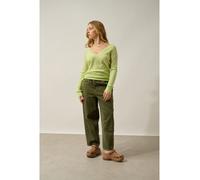 AUTHENTIC CASHMERE Kaschmir-Pullover "Giusalet" in Hellgrün - Größe XXL | Damen Pullover Cardigans