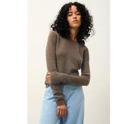 AUTHENTIC CASHMERE Kaschmir-Pullover "Ivy" in Braun - Größe M | Damen Pullover Cardigans