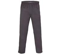 Authentic Klein Herren Reha Hose nach OP, für Kur oder Sport mit durchgehendem 2-Wege Reißverschluss in schwarz Große Größen