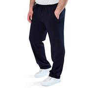 Authentic Klein Klassische gerade geschnittene Herren Jogginghose für Sport- und Freizeit aus Baumwollmischgewebe in Kurz, Lang und Übergrößen,Marine,90