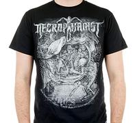 Authentic NECROPHAGIST Band Mors Death Metal T-Shirt S-2XL New, weiß M