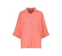 Authentic Style - DOB kurzarm Bluse Basic/UNI real coral, L/XL