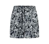 Authentic Style - DOB kurze Hose flowers: night navy-offwhite - Gr. - S