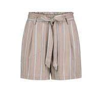 Authentic Style - DOB kurze Hose stripes: string beige -light blue-ivory - Gr. - XS