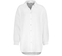 Authentic Style - DOB langarm Bluse Basic/UNI white, S/M