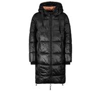 Authentic Style - DOB Mantel, Stehkragen+Kapuze, Reißverschluss, Eingriffstaschen+Reißverschluss,Ripsband, Badges black - Gr. - L