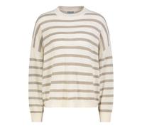 Authentic Style - RE9CIFN0cmlja3B1bGxvdmVy string beige - cream stripes - Gr. - M