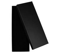 Autiga Geschenkschachtel Schmuckschachtel Geschenkbox Ring Schmucketuis Karton schwarz 220 x 80 x 27 mm 3er Pack