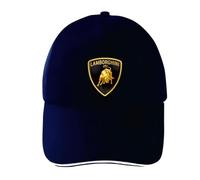 Auto Baseballcap für Lamborghini, Einstellbare Outdoor Running Sport Kappe Autofans Hüte Unisex,A