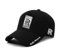 Auto Baseballcap für Rolls-Royce, Einstellbare Outdoor Running Sport Kappe Autofans Hüte Unisex,A