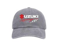 Auto Baseballkappe für Suzuki SX4 S-Cross 2021 2022 2023, Auto Sport Baseball Cap Unisex Kappe Baumwolle Baseball Cap Verstellbare Suzuki Logo Baseballkappe für Herren und Damen,Grey