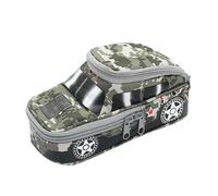 Auto geformte Tasche - 8,46 X 3,74 X 4,13 Zoll Kapazität Camouflage-Tasche Mit Doppelreißverschluss, Sicherheit, Stilvolle Coole Federmäppchen Für Studenten Kinder | Multifunktionale Polyester