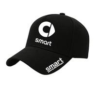 Auto Kappe für Smart #1, Baseballkappe Basecap Mütze Basecap Herren Unisex Kappe Verstellbar Baumwolle mit Auto Logo Baseball Cap für Herren Damen Zubehör,Black