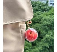 Auto-Rückspiegel-Schlüsselanhänger, 5 cm, Schaumstoff- und Acryl-Design, geeignet für Auto-Innendekoration (Streifen)