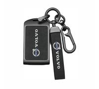 Auto Schlüsselanhänger für Volvo C30 C40 C70 EX30 S40 S60 S80 S90 XC40 XC60 XC70 XC90 Rdesign, Schlüsselanhänger mit dem Logo für Auto Individuell als Geschenk Für Autofans,Grey