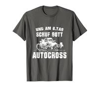 Autocross Stockcar Auto Cross Shirt Mann Frau Kind T-Shirt, Herren, Anthrazit, 6XL