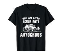 Autocross Stockcar Auto Cross Shirt Mann Frau Kind T-Shirt, Herren, Schwarz, 6XL