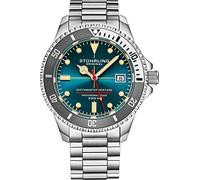 Stührling Original Taucheruhr Herren Aquadiver 883H.04 Heritage 42mm Automatik 200m Türkis