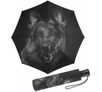 Automatik Regenschirm Taschenschirm Essentials Dog mit wunderschönem Hundemotiv