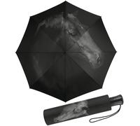 Automatik Regenschirm Taschenschirm Essentials Horse mit wunderschönem Pferdemotiv