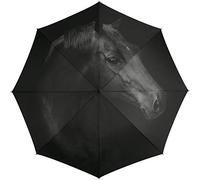 Automatik Regenschirm Taschenschirm Essentials Horse mit wunderschönem Pferdemotiv