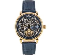 Automatikuhr CARL VON ZEYTEN "Neukirch", blau (blau, blau), Armbanduhren, Damen, Automatikuhr, Armbanduhr, mechanische Uhr, Herrenuhr, Skelettuhr, Made in Germany (63794125-0) blau, blau