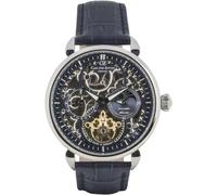 Automatikuhr CARL VON ZEYTEN "Neukirch", blau (blau, blau), Armbanduhren, Damen, Automatikuhr, Armbanduhr, mechanische Uhr, Herrenuhr, Skelettuhr, Made in Germany (50386460-0) blau, blau