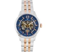 Automatikuhr CARL VON ZEYTEN "Schramberg", bunt (roségoldfarben, silberfarben, blau), Armbanduhren, Herren, Automatikuhr, Armbanduhr, mechanische Uhr, Herrenuhr, bicolor, Made in Germany (60771247-0) 